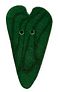 Green Velvet Extra Large Heart